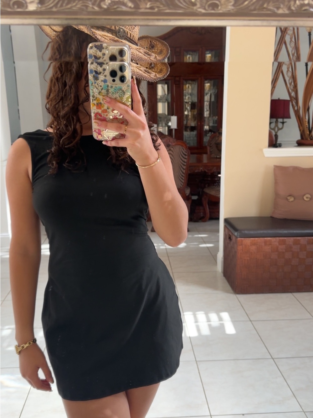 Sleek Black Sleeveless Mini Dress - Classic Women's Style